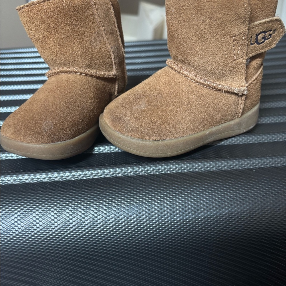 UGG Kids Tan Suede Boots